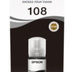 EPSON INK BOTTLE BLACK 108, 1 x 70.0 ml, 2, 100 (10x15cm) photos, FOR L18050, L8050
