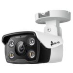 TP-LINK NETWORK CAMERA OUTDOOR BULLET VIGI, 4MP, 24H FULL-COLOR, 6mm FIXED LENS, SMART DETECTION, ACTIVE DEFENSE, REMOTE MONITORING, SMART VIDEO CODING, SMARTVID, MIC, SPEAKERS, MICRO SD CARD, LAN, PoE/12V DC, WATERPROOF, 2YW