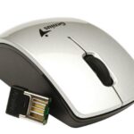 GENIUS MOUSE WIRELESS MINI MICRO TRAVELER 900LS, LASER, 1600DPI, 2.4GHz, SILVER