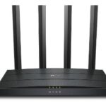 TP-LINK ROUTER WIRELESS AX1500 DUAL BAND, 3 X GIGABIT LAN PORTS, 1 X GIGABIT WLAN PORT, 4 X EXTERNAL ANTENNAS, OFDMA, QOS, WPS/ WIFI/ RESET/BUTTON, ROUTER/AP MODE, WPA/WPA2/WPA3, BLACK