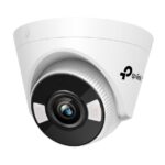TP-LINK NETWORK CAMERA OUTDOOR TURRET VIGI, 4MP FULL-COLOR, 4mm FIXED LENS, SMART DETECTION, ACTIVE DEFENSE, REMOTE MONITORING, SMART VIDEO CODING, MIC, SPEAKERS, MICRO SD CARD, LAN, PoE/12V DC, WATERPROOF, 2YW