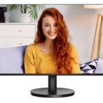 AOC MONITOR 23.8'', BUSINESS, E, IPS, FHD 1920 X 1080, 100Hz, 1MS, SPEAKERS, 250CD/M2, TILT, VGA, HDMI IN, 3YW, BLACK