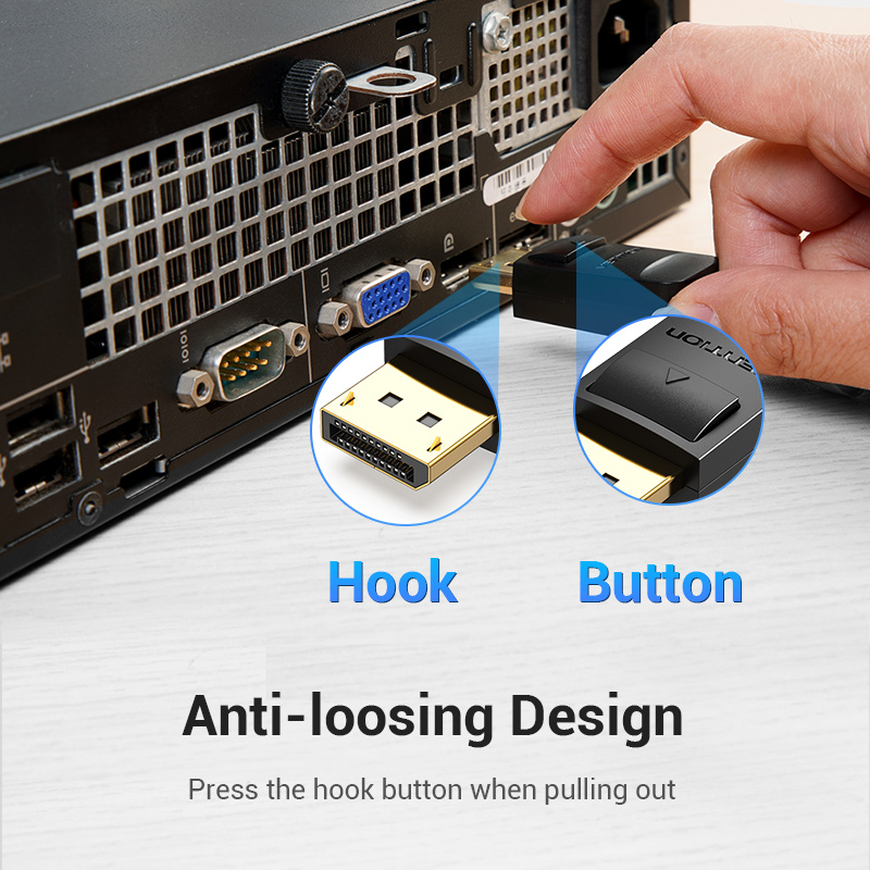 Vention DisplayPort to DVI-D Cable 24+1 2.0m HAFBH - Image 10