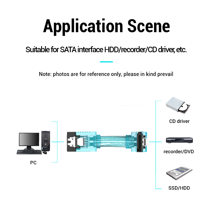 Vention IT Cable SATA 3.0 Cable 0.5M Blue KDDSD - Image 6