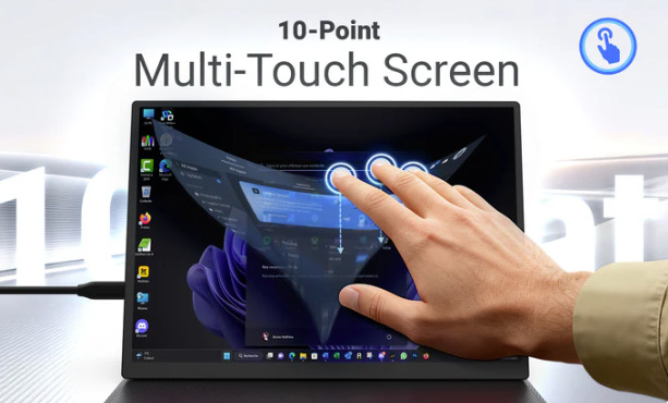 MINIX SF10T 10.5" sRGB Portable Monitor Dual USB-C - Image 10