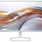HP MONITOR 23.8'', S5 524SW HOME, E, IPS, FHD 1920x1080, 100Hz, 16:9, 5MS, 300 NITS, ANTIGLARE, TILT, HDMI, VGA, 2YW, WHITE