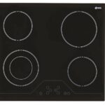 VOX HOB ELECTRIC, 60CM CERAMIC BUILT IN, 5 HITTING ELEMENTS, 6.5 KW, TOUCH, SENSOR BUTTONS, SECURITY LOCK, 59x52x4.1CM, BLACK