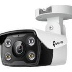 TP-LINK NETWORK CAMERA OUTDOOR BULLET VIGI, 4MP, 24H FULL-COLOR, 4 mm FIXED LENS, SMART DETECTION, ACTIVE DEFENSE, REMOTE MONITORING, SMART VIDEO CODING, SMARTVID, MIC, SPEAKERS, MICRO SD CARD, LAN, PoE/12V DC, WATERPROOF, 2YW