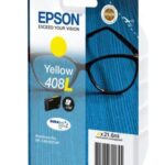 EPSON INK CARTRIDGE SINGLEPACK ULTRA INK YELLOW 408XL(21.6ML), FOR WORKFORCE PRO WF-C4810DTWF