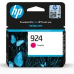 HP INK CARTRIDGE MAGENTA, HP 924, FOR OFFICEJET PRINTERS 8125e, 8122e, 8135e, 8124e, 8132e, 8134e - 400 PAGES