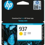 HP INK CARTRIDGE YELLOW, HP 937, FOR OFFICEJET PRINTERS 9720e, 9730e, 9132e, 9117b, 9120e, 9122e, 9135e, 9110b, 9125e, 9120b, 9130b - 800 PAGES