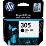 HP INK CARTRIDGE BLACK, HP 305, FOR PRINTERS 2130, 2710, 2720, 2320, 4120, 2721e, 2710e, 2720e, 4120e, 4130e, 6010e, 6020e, 6420e - 120 PAGES