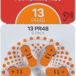 MAXELL BATTERIES PR48 (13) 6BS ZINC AIR FOR HEARING AIDS 4043752334517