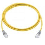 DLINK PATCH CORD CAT6 UTP 24 AWG, ROUND, 0.25M, YELLOW