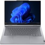 LENOVO NOTEBOOK THINKBOOK 14 2 IN 1 G5 IAU, INTEL ULTRA 7 255U, 2-5.2GHz/12MB, 12C, AI 12TOPS, 16GB, 512GB SSD, INTEL GRAPH, 14' WUXGA 1920x1200 IPS 300NITS TOUCH, WIFI6E, BT, USB-A, USB-C, USB4, HDMI, WIN 11 PRO, 3YW, LUNA GREY