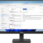 LENOVO MONITOR 23.8'', E, THINKVISION S24-4e BUSINESS, IPS, WLED, FHD 1920x1080, ANTIGLARE, 4MS, 100Hz, 250 CD/M², VESA, TILT, HDMI, VGA, 3YW, RAVEN BLACK