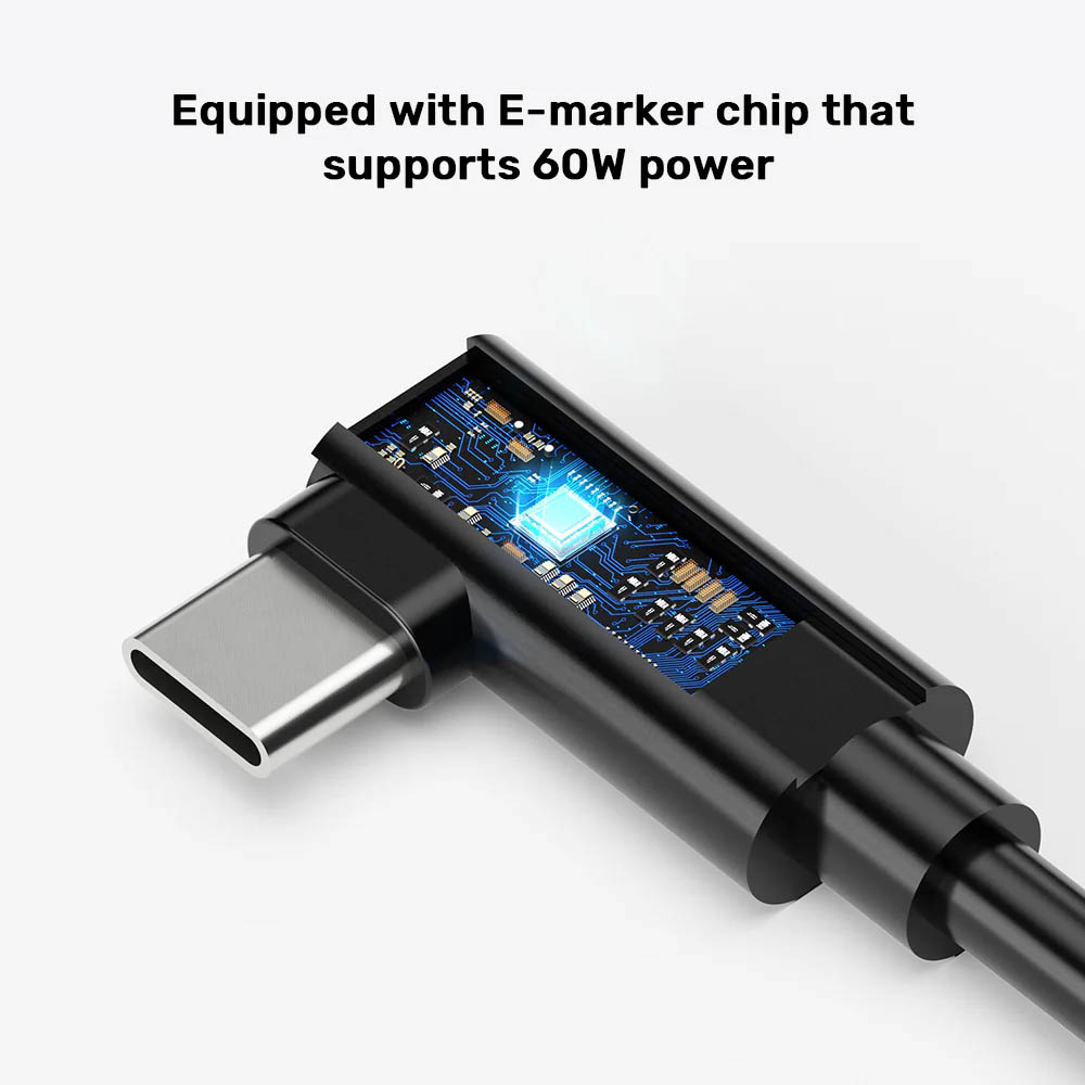 Unitek UC VR Link Pro Cable USB-C to USB-C 90 Degree 5Gps & 60W 5.0m C14094A - Image 11
