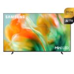 SAMSUNG TV 75'' M80H, D, 3840X2160, 4K, AI, MINI LED, SMART, 100HZ, HDR 10+, AI AUTO GAME MODE, HDMIx4, USBx2, WIFI 5, ETHERNET, BLUETOOTH 5.3, AIRSLIM, BLACK