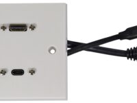AV:Link WALL PLATE USB-C/HDMI 8K 122.387UK
