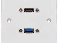 AV:Link WALL PLATE USB-A/HDMI 8K 122.398UK