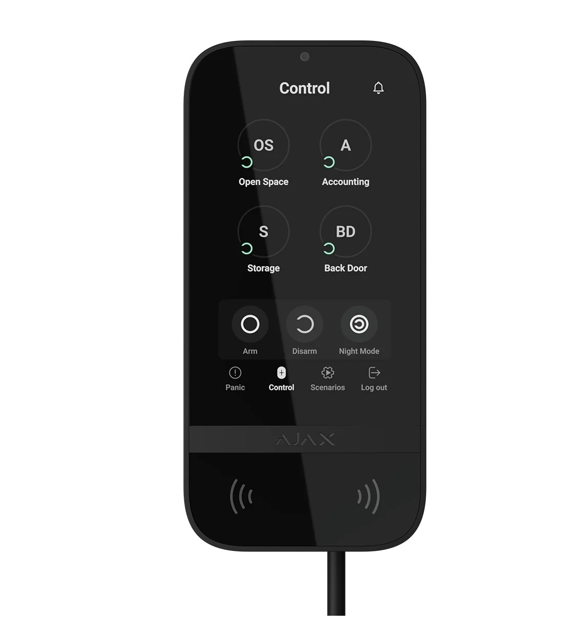 AJAX FIBRA KeyPad TouchScreen