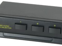 AV:link 3 Way Stereo Audio Switch 128.234UK