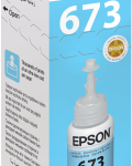EPSON INK BOTTLE LIGHT CYAN T6735, 1 x 70.0 ml, 4K PAGES, FOR ITS 6 CLR, L800, L805, L810, L850, L1800