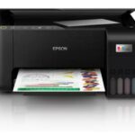 EPSON PRINTER ALL IN ONE INKJET COLOR HOME - OFFICE ITS L3270 A4 ECO TANK, PRINT, SCAN, COPY, 33PPM(B), 15PPM(C), 5760X1440 DPI, USB, WIFI, UP TO 8100PAGES IN BL, 6500 IN COL W/ THE INCL.INK, BLACK, 4 INK, KCYM& EXTRA BLK