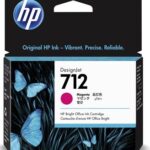 HP INK CATRIDGE MAGENTA, HP 712, 29ML, FOR DESIGNJET, T230, T250, T630, T650 SERIES