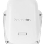 HPE ARUBA ACCESS POINT INSTANT ON AP27, OUTDOOR, DUAL RADIO 2X2 5GHZ, MU-MIMO, SMART MESH, ULTRA-FAST 802.11AX, UPLINK 2.5 GIGABIT ETHERNET PORT, WITH POE-IN SUPPORT, WIFI 6, SUPPORTS 75 DEVICES, 2YW
