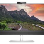 HP MONITOR 27'', E27M G4 BUSINESS CONFERENCING MONITOR, IPS, QHD 2560x1440, 300 NITS, 5MS, ANTIGLARE, CAMERA 5MP, SPEAKERS, HEIGHT ADJUSTABLE, SWIVEL, PIVOT, TILT, DISPLAY PORT, HDMI, USB-C POWER DELIVERY 65W, VESA, BLACK, 3YW