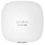 HPE ARUBA ACCESS POINT INSTANT ON AP22, 12V/18W, INDOOR, FAST 802.11AX, 2X2:2 WI-FI CERTIFIED 6 (WI-FI 6), 2X2 MIMO, DUAL RADIO, UPLINK GIGABIT PORT WITH POE IN SUPPORT, 2YW