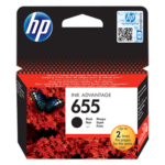 HP INK CARTRIDGE BLACK, HP 655, FOR PRINTERS 3525, 4615, 4625, 5525, 6525, - 525 PAGES