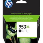HP INK CARTRIDGE BLACK HIGH YIELD, HP 953XL, FOR PRINTERS OFFICEJET 7720, 7730, 7740, 8210, 8218, 8710, 8715, 8720, 8725, 8730, 8740, - 2.000 PAGES