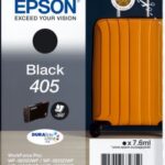 EPSON INK CARTRIDGE BLACK 405 DURABRITE ULTRA INK, 1 x 7.6 ml, 350 PAGES, FOR WF-3820, WF3825, WF-4820, WF-4825, WF-4830, WF-7830, WF-7835, WF-7840