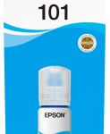 EPSON INK BOTTLE CYAN 101, 1 x 70.0 ml, 6K PAGES, FOR ITS 4 CLR, L4150, L4160, L6160, L6170, L6190, L14150, L6276, L4266, L4260, L6260, L6270, L6290