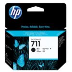 HP INK CARTRIDGE BLACK, HP 711, 80ML, FOR DESIGNJETS T120, T125, T130, T520, T525, T530 SERIES