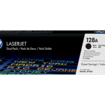 HP TONER BLACK DUAL PACK, HP 128A, FOR PRINTERS COLOR LASERJET CP1525, CM1415 - 2.000 PAGES