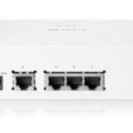 HPE ARUBA SG1004 SECURE GATEWAY, 4-PORT GIGABIT, 1 WAN + 2 LAN + 1 CONFIGURABLE, 930MBPS FIREWALL THROUGHPUT, VPN, IDS/IPS, CLOUD-MANAGED, ZERO TRUST SECURITY, DESKTOP/WALL, 2YW