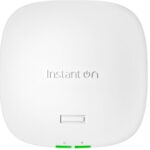 HPE ARUBA ACCESS POINT INSTANT ON AP32, INDOOR, TRI-BAND 2X2 6GHZ, MU-MIMO, SMART MESH, ULTRA-FAST 802.11AX, UPLINK 2.5 GIGABIT ETHERNET PORT, WITH POE-IN SUPPORT, WIFI 6, SUPPORTS OVER 100 DEVICES, 2YW