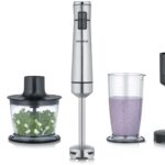 SEVERIN HAND BLENDER PREMIUM SET 600W, S/S, 14.000RPM, CORDLESS MODE, ERGONOMIC DESING, REMOVABLE SS STIRRING ROD, EASY CLEANIGN, BPA-FREE, BRUSHED STAINLESS STEEL/BLACK