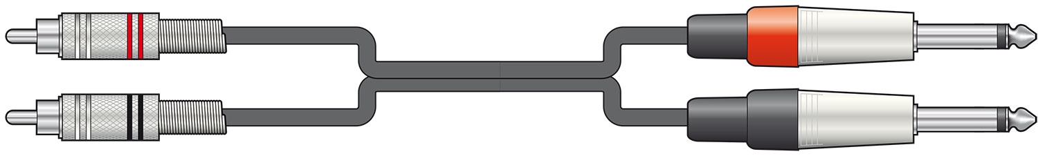 Chord Classic 2RCA-2x6.3MM Mono 6.0m 190.069UK