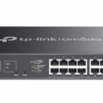 TP-LINK SWITCH 18PORTS GIGABIT POE, 16PORTS GIGABIT POE + 2PORTS SFP, 250 W, QOS, PLUG AND PLAY, RACKMOUNT, UK PLUG