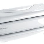 SEVERIN BAG SEALER, AIR FUNCTION WITH SEALING WIRE & CUTOFF WIRE, VIEWING WINDOW, 2 PILOT LIGHTS VACUUM CONTRL, 1 ROLL FOIL, 28.5CM, CABLE STORAGE