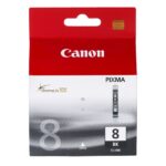 CANON INK CARTRIDGE CLI-8 BLACK FOR PRO 9000 MARK II, IP4200, IP4200X, IP5200, IP5200R, IP6600D, MP500