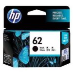 HP INK CARTRIDGE BLACK, HP 62, FOR MOBILE PRINTERS 200 & 250, 200 PAGES