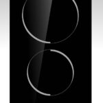VOX HOB ELECTRIC, VITROCERAMIC HOB, 2 HIGHLIGHT COOKING ZONES, 1*165MM AND 1*200MM, SENSOTOUCH, TIMER, CHILDLOCK, BLACK