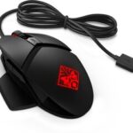 HP MOUSE OMEN GAMING REACTOR USB, 6 BUTTONS, OPTICAL SENSOR FOR PRECISE MOVEMENT ON MOST SURFACES, 0.2 MS 3 TIMES FASTER THAN A TRADITIONAL MECHANICAL MOUSE SWITCH, CUSTOM LIGHTING THROUGH OMEN COMMAND CENTER, BLACK
