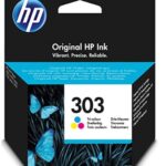 HP INK CARTRIDGE TRI-COLOR, HP 303, FOR PRINTERS 7220e, 7221e 7920e, 7921e - 165 PAGES