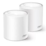 TP-LINK WIRELESS WHOLE HOME MESH KIT AX1500, DUAL BAND, 2 X GIGABIT PORTS, 2 X INTERNAL ANTENNAS, 2 X MU-MIMO, QOS, OFDMA, PARENTAL CONTROL, ROUTER/AP MODE, WPA/WPA2/WPA3, WHITE, PACK OF 2 UNITS, 3YW